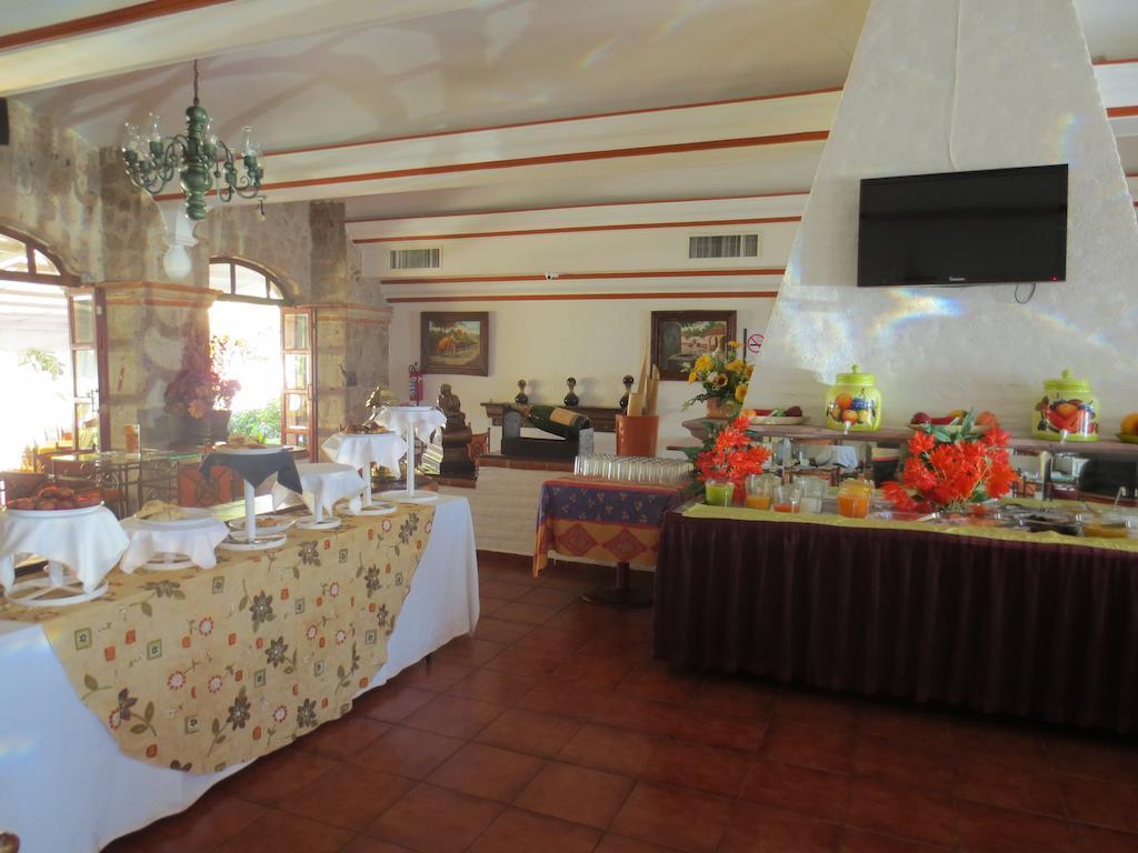 Gran Hotel Hacienda De La Noria Aguascalientes Eksteriør billede The interior of the restaurant