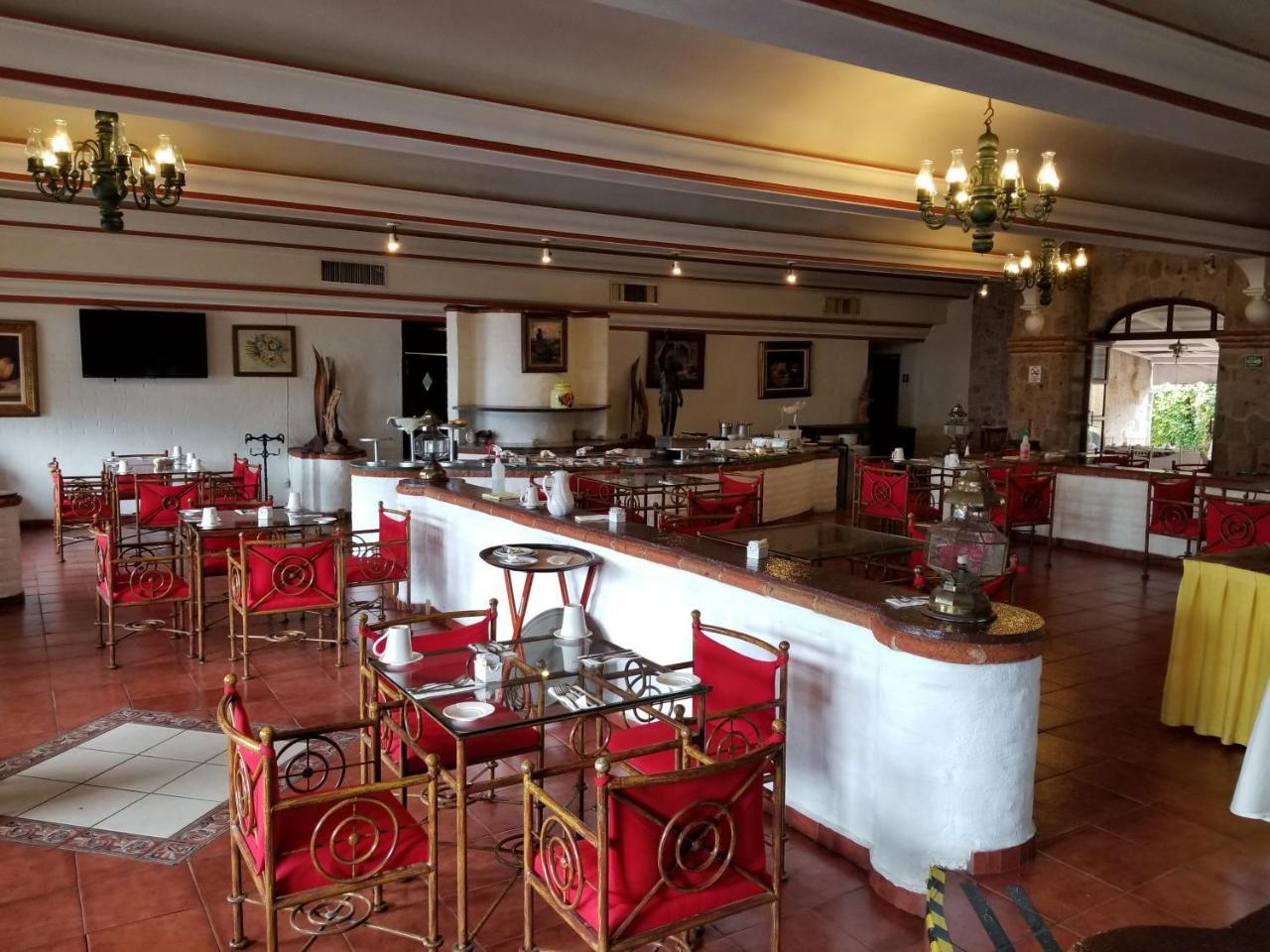 Gran Hotel Hacienda De La Noria Aguascalientes Eksteriør billede The restaurant at the hotel
